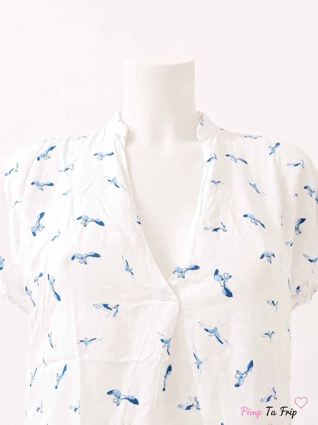 Fluid Primark Swallow Print Blouse – photo 4